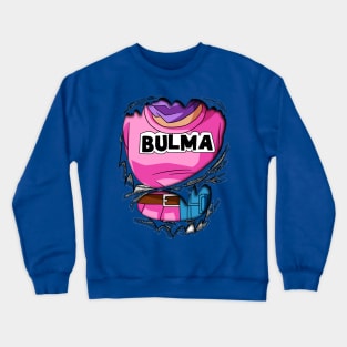 Bulma Chest Dragon ball Z Crewneck Sweatshirt